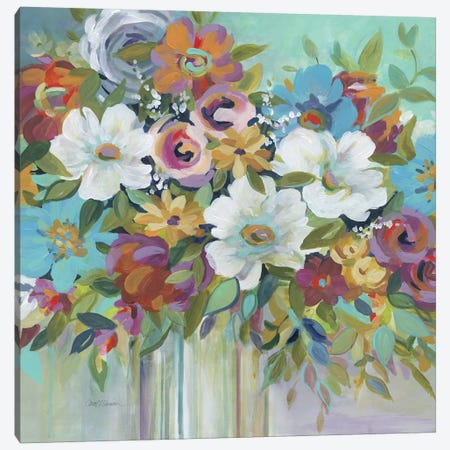 Confetti Bouquet I Canvas Print #CRO749} by Carol Robinson Canvas Artwork
