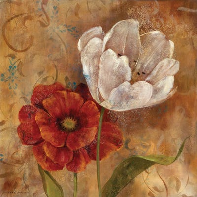 Flower Duet I by Carol Robinson framed wall art