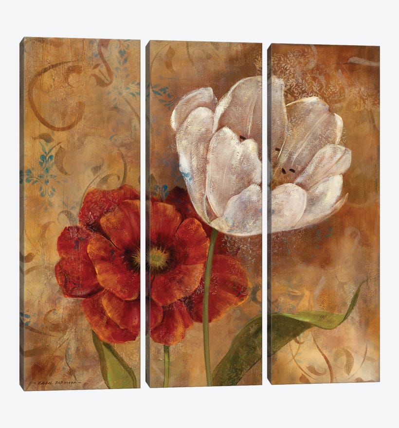 Flower Duet I Canvas Wall Art by Carol Robinson | iCanvas