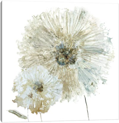 Glittering Mum I Canvas Art Print - Chrysanthemum Art