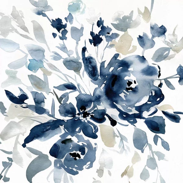 Floral & Botanical: Indigo Garden I by Carol Robinson