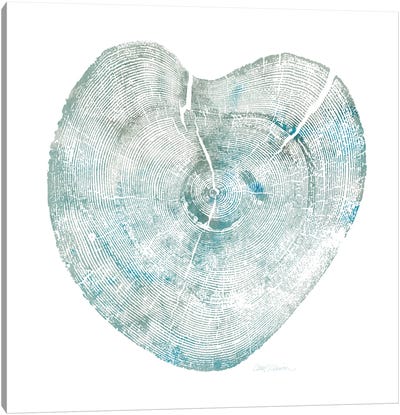Heart Tree II Canvas Art Print - Minimalist Nature