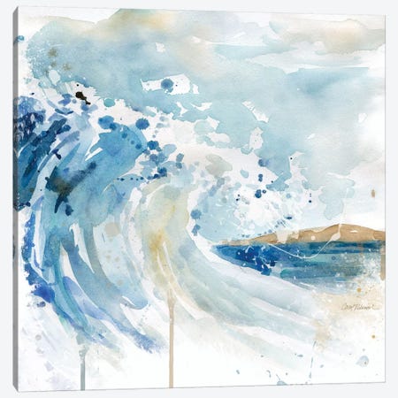 Malibu Surf I Canvas Print #CRO791} by Carol Robinson Canvas Art Print