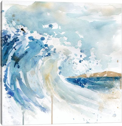 Malibu Surf I Canvas Art Print - California Art