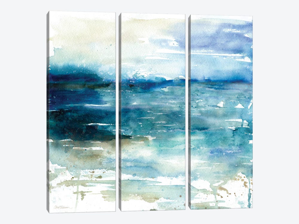 Ocean Break I by Carol Robinson 3-piece Canvas Art Print