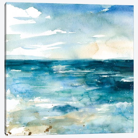 Ocean Break II Canvas Print #CRO802} by Carol Robinson Canvas Art Print