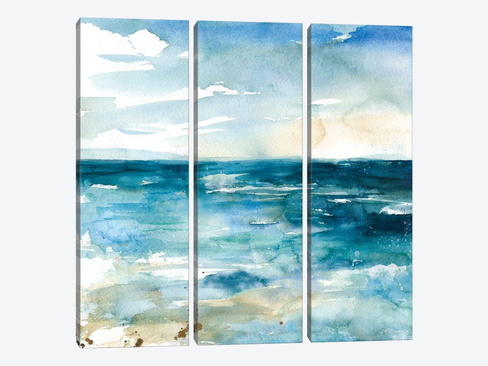 Ocean Break II by Carol Robinson 3-piece Canvas Art