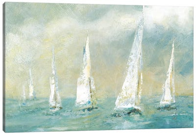 Ocean Breeze Canvas Art Print - Coastal Living Room Art