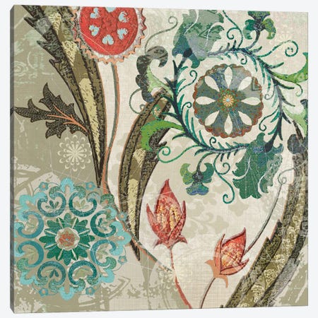 Royal Tapestry I Canvas Print #CRO829} by Carol Robinson Art Print