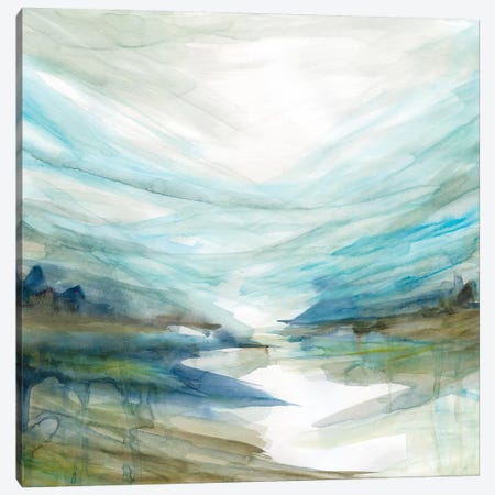 Soft River Reflection Canvas Print #CRO837} by Carol Robinson Canvas Art Print