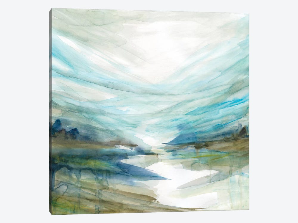 Soft River Reflection by Carol Robinson 1-piece Canvas Wall Art