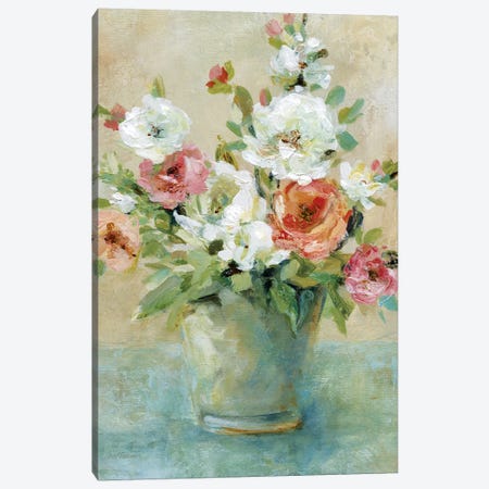 Sun Drenched Bouquet Canvas Print #CRO847} by Carol Robinson Canvas Artwork