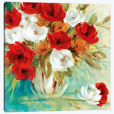 Vibrant Bouquet I Canvas Print #CRO854} by Carol Robinson Canvas Print