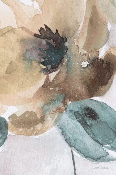Modern Farmhouse Living Room: Watercolor Poppy II by Carol Robinson