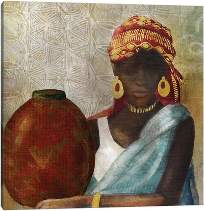 Beauty of Africa II Canvas Art Print - African Heritage Art