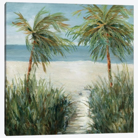 Sandy Beachwalk Canvas Print #CRO892} by Carol Robinson Canvas Art