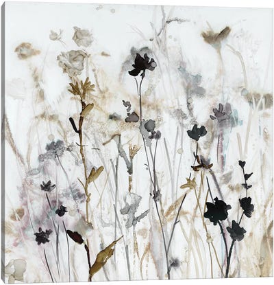 Wildflower Mist I Canvas Art Print - Neutrals
