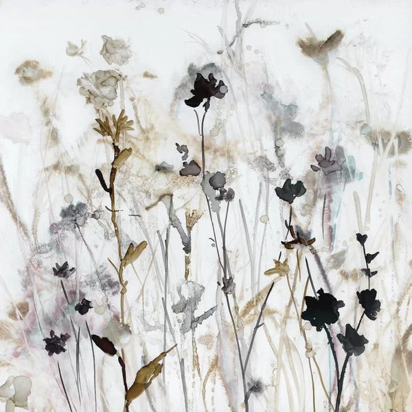 Modern Farmhouse Living Room: Wildflower Mist I by Carol Robinson