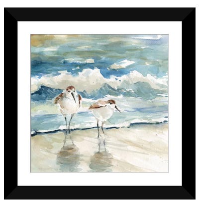 Beach Birds Paper Art Print - Best Selling Paper