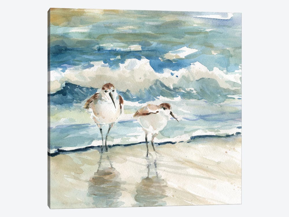 Beach Birds by Carol Robinson 1-piece Canvas Art