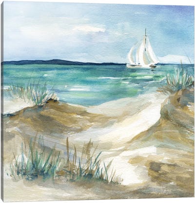 Come Sail Home Canvas Art Print - Boat Art