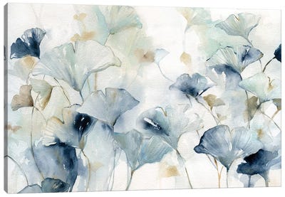 Glorious Gingko Canvas Art Print - 3-Piece Floral & Botanical Art
