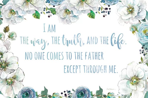 Typography: I Am The Way by Carol Robinson