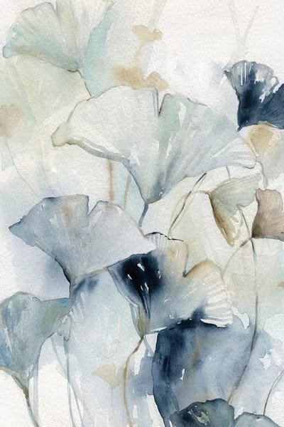Galaxy Of Graphics: Indigo Gingko I by Carol Robinson