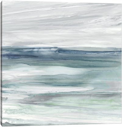 Ocean Tides Canvas Art Print - Coastal & Ocean Abstract Art