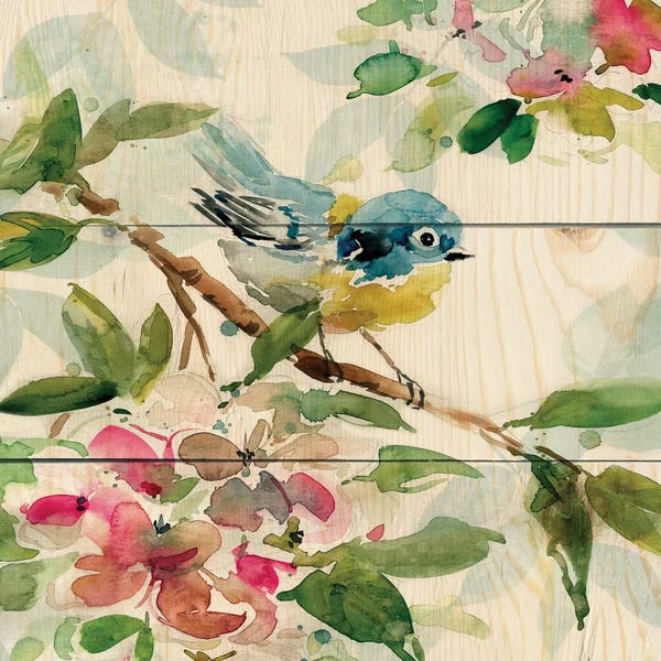 Blossoms: Birds and Blossoms I by Carol Robinson