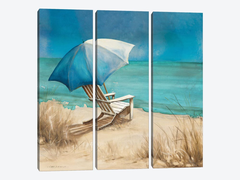 Delray Beach I by Carol Robinson 3-piece Canvas Art Print