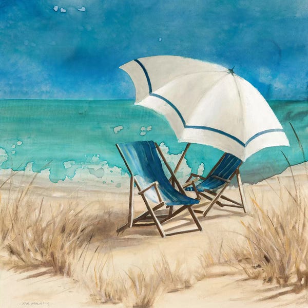 Large Coastal Art - Canvas Prints: Delray Beach II by Carol Robinson