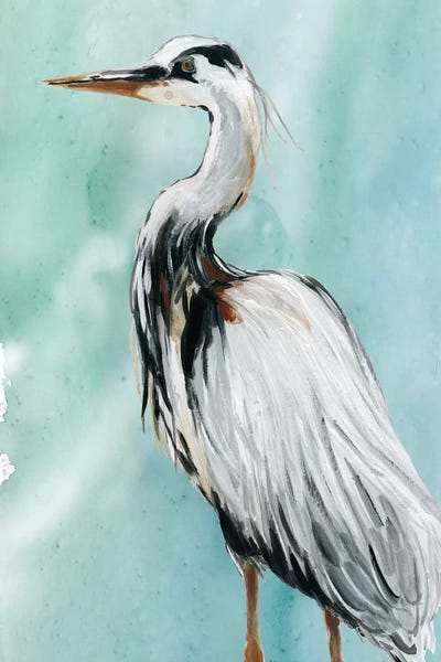 Beachy Living Room: Delray Crane II by Carol Robinson