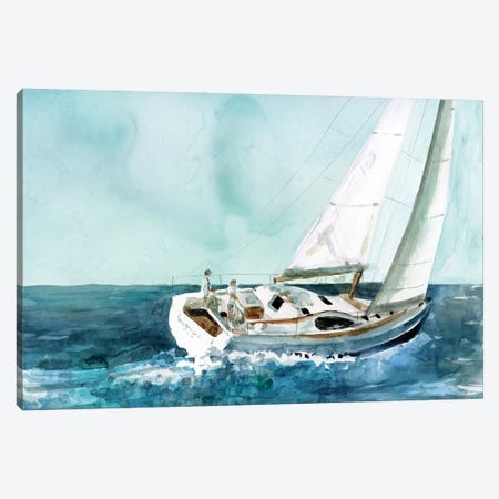 Delray Sail Canvas Print #CRO990} by Carol Robinson Art Print