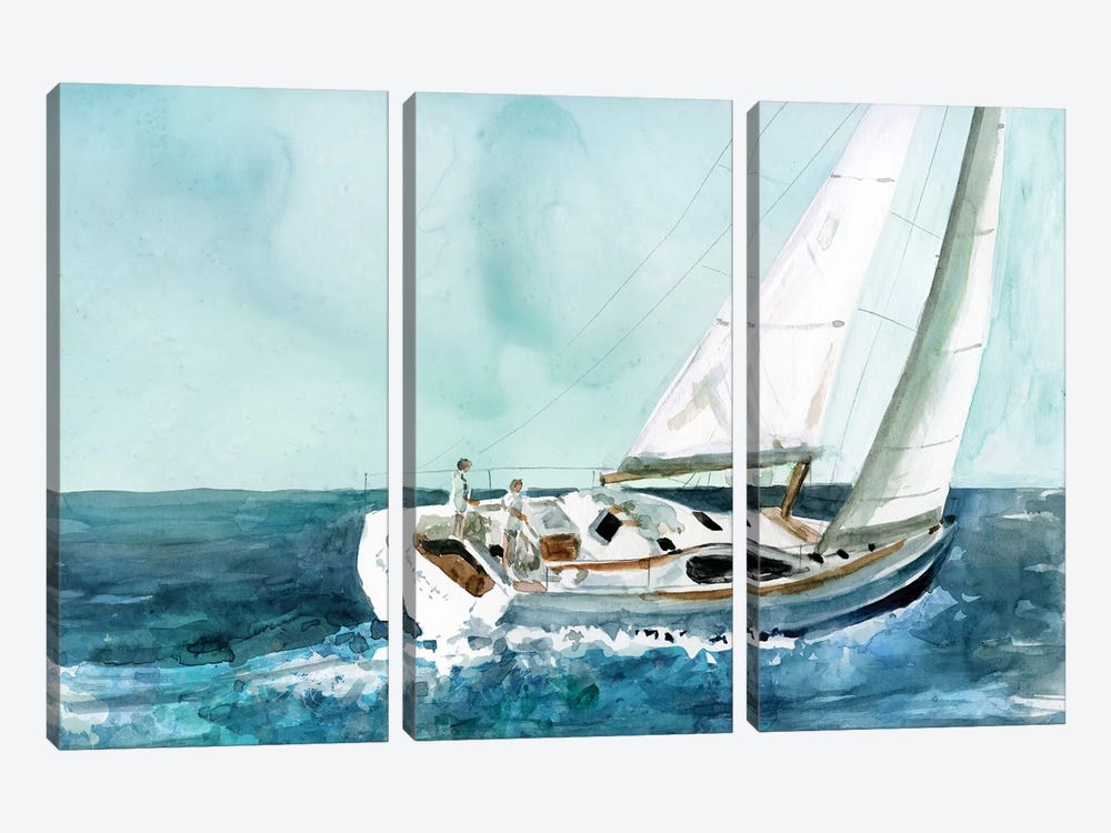 Delray Sail by Carol Robinson 3-piece Canvas Wall Art