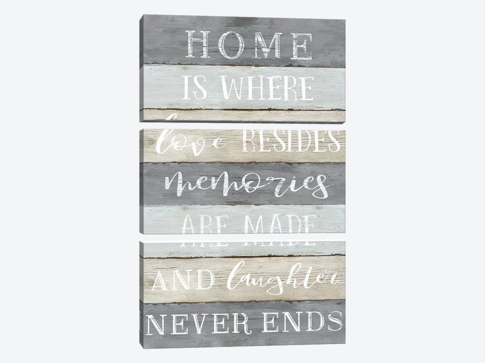 Laughter Never Ends 3-piece Canvas Print