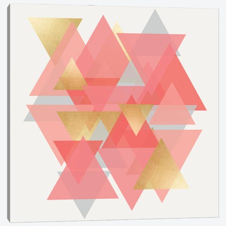 Scandinavian Triangles Canvas Print #CRP11} by Natalie Carpentieri Canvas Artwork