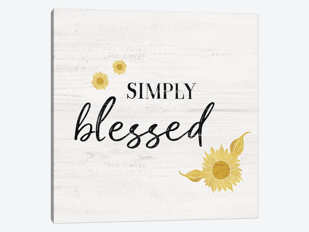 Simply Blessed by Natalie Carpentieri 1-piece Canvas Art