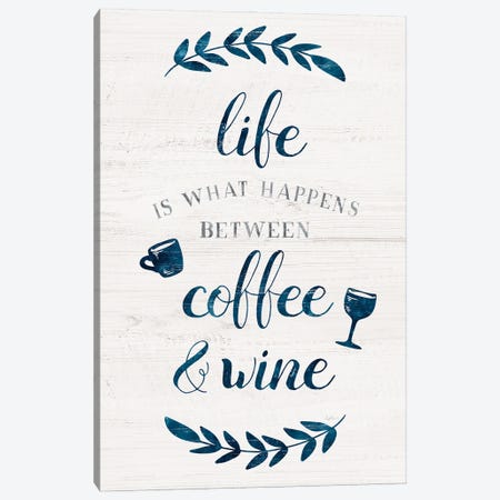 Between Coffee and Wine Canvas Print #CRP152} by Natalie Carpentieri Canvas Artwork