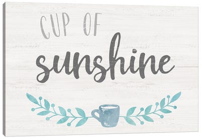 Cup of Sunshine Canvas Art Print - Tea Art