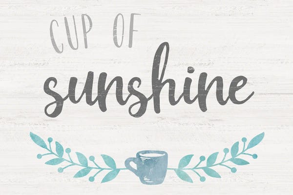 Modern Farmhouse Décor: Cup of Sunshine by Natalie Carpentieri