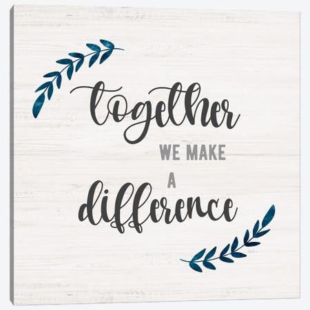 Difference Together Canvas Print #CRP156} by Natalie Carpentieri Canvas Print