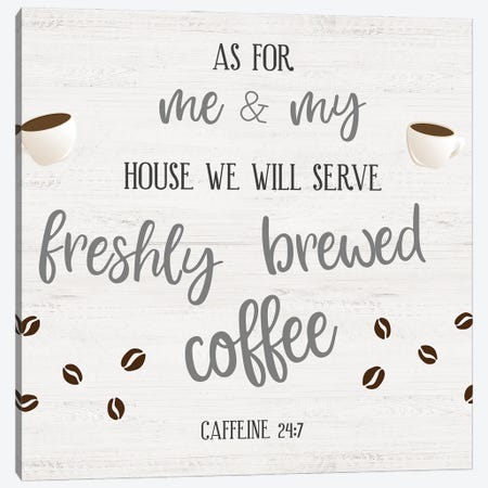 Freshly Brewed Coffee Canvas Print #CRP163} by Natalie Carpentieri Art Print