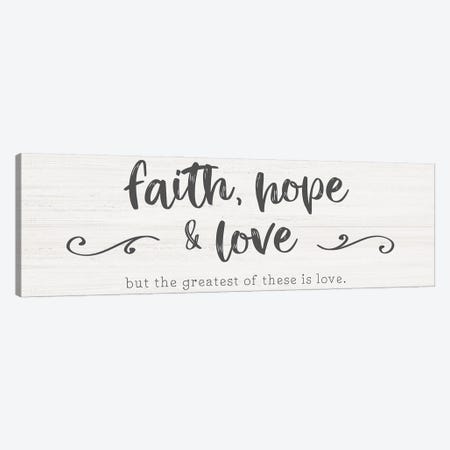 Greatest is Love Canvas Print #CRP164} by Natalie Carpentieri Canvas Wall Art