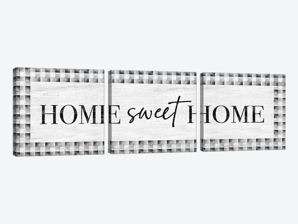 Home Sweet Home by Natalie Carpentieri 3-piece Canvas Artwork