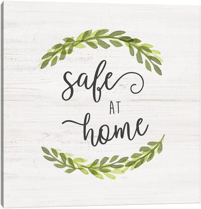 Safe at Home Canvas Art Print - Home Art