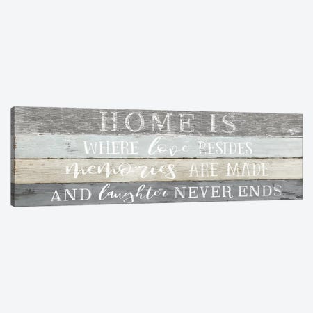 Home is Where Canvas Print #CRP18} by Natalie Carpentieri Canvas Artwork