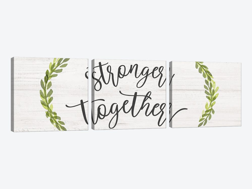 Stronger Together by Natalie Carpentieri 3-piece Art Print