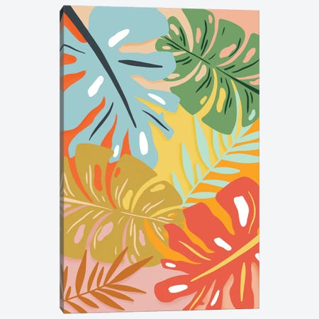 Tropical Foliage I Canvas Print #CRP196} by Natalie Carpentieri Art Print