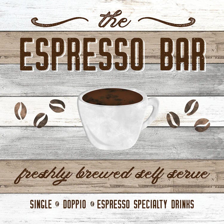 Espresso Bar by Natalie Carpentieri wall art